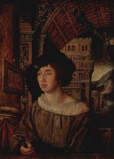 Ambrosius Holbein Portrait of a Young Man, oil painting image